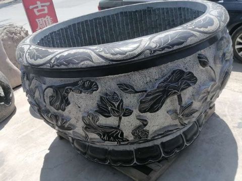 點擊查看詳細(xì)信息<br>標(biāo)題：石缸石花盆 閱讀次數(shù)：3115