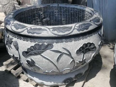 點擊查看詳細(xì)信息<br>標(biāo)題：石缸石花盆 閱讀次數(shù)：3174