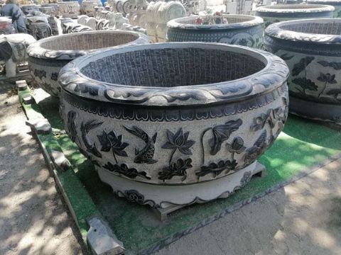 點擊查看詳細(xì)信息<br>標(biāo)題：石缸石花盆 閱讀次數(shù)：3126