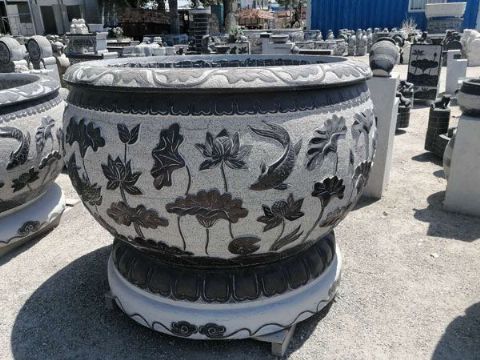 點擊查看詳細(xì)信息<br>標(biāo)題：石缸石花盆 閱讀次數(shù)：3316