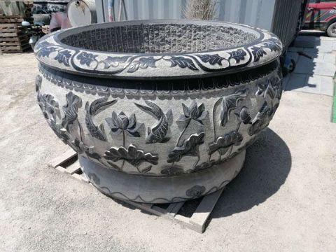 點擊查看詳細(xì)信息<br>標(biāo)題：石缸石花盆 閱讀次數(shù)：3095