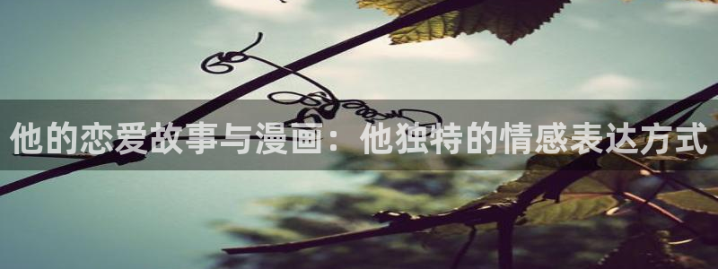 风车漫画免费阅读app软件：他的恋爱故事与漫画：他独特的情感表达方式